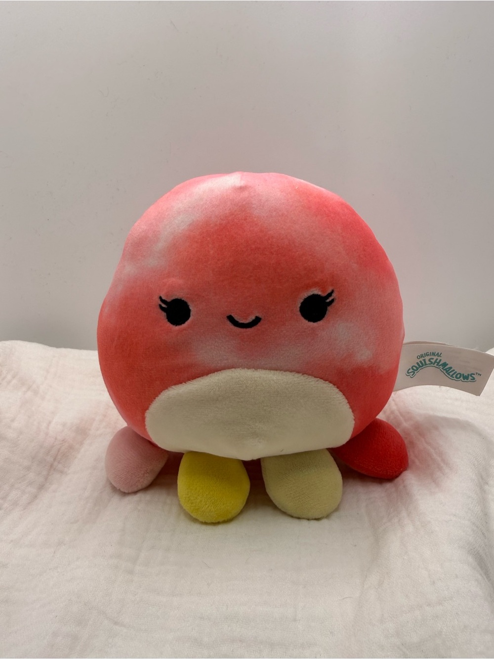 Squishmallows Orzella Pink Tie Dye Octopus 5" Sea Life Plush Stuffed
